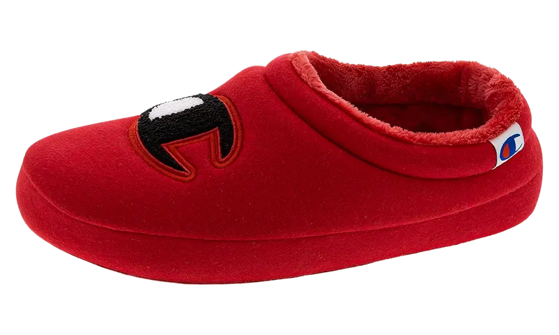 Champion Shuffle Slides GS “Scarlet / Black” (CP100371Y)