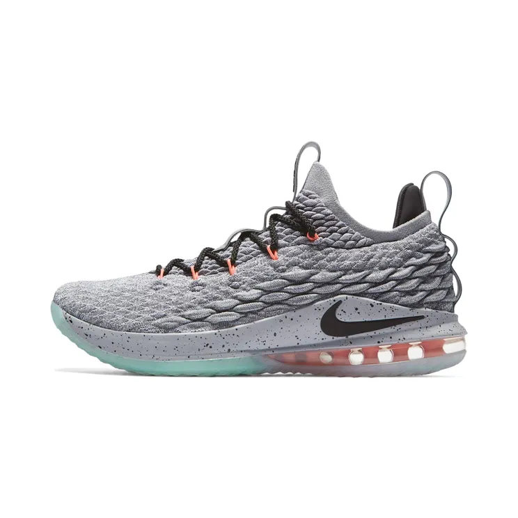Nike LeBron 15 Low Melon “Cool Grey / Teal Tint / Sunset Pulse / Black” (AO1755-005)