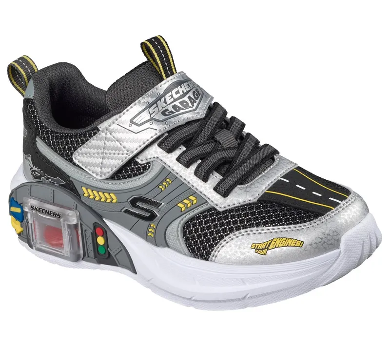 Skechers Garage Sneaker Silver/Black