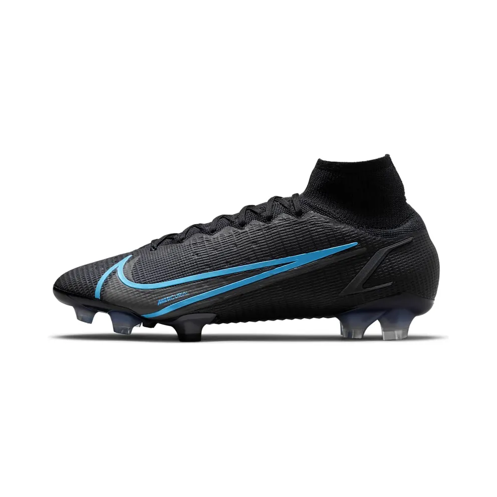 Nike Mercurial Superfly 8 Elite FG Black Light Blue (CV0958-004)
