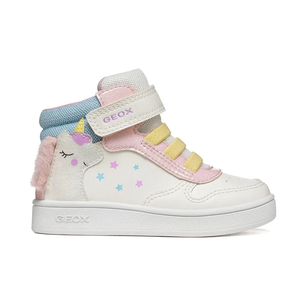 Geox sneaker Blanc/Rose (B665MB0BCQ6-C0406)
