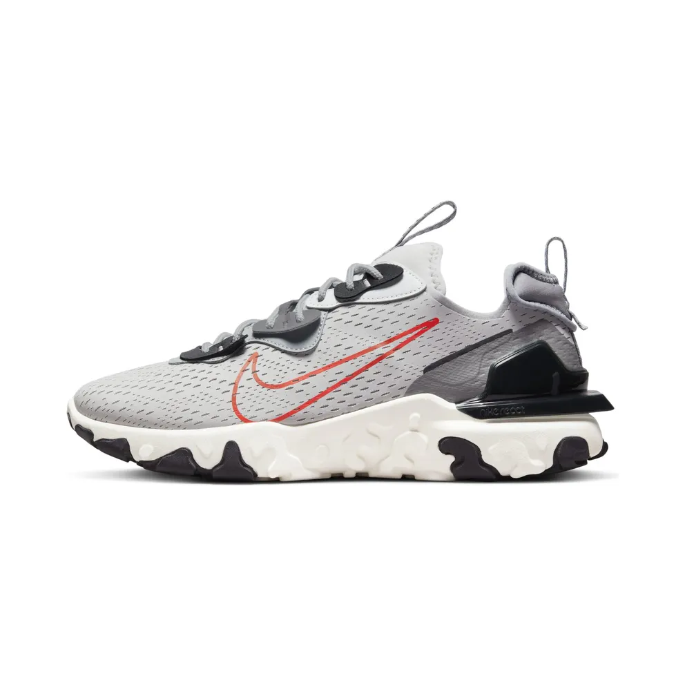Nike React Visionen for Men Grey – “Grey Fog / Sail / Light Smoke Grey / Team Orange” (DR8611-001)