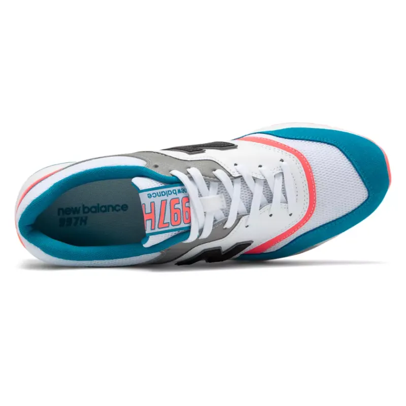New Balance 997 White Aqua White/Aqua (CM997HCS)