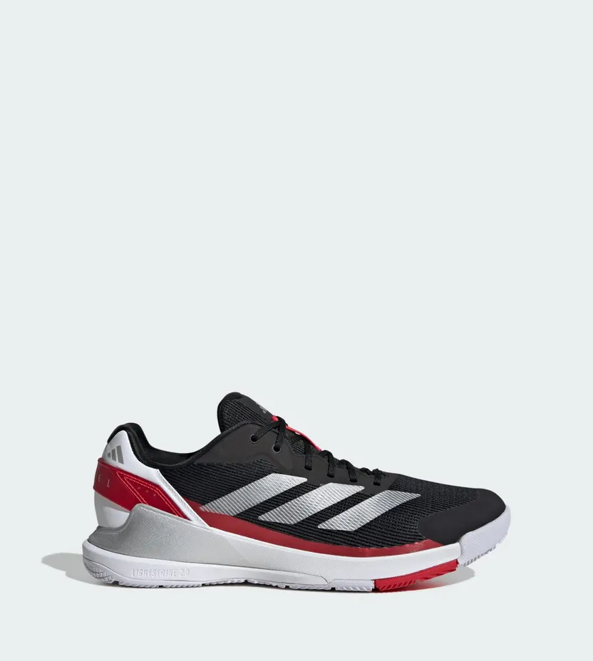 Adidas Crazyquick Padel Core Black / Silver Metallic / Lucid Red (JP9591)