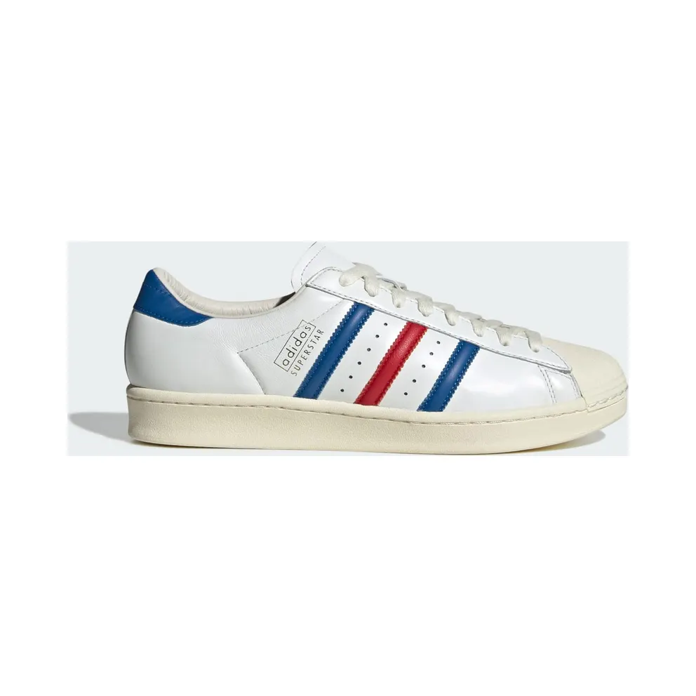 adidas Superstar Vintage White Blue Better Scarlet Made in Germany (JQ6345)