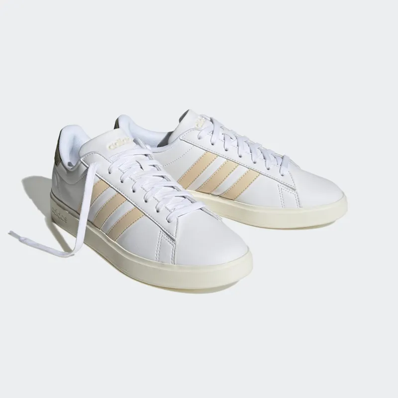 Adidas Grand Court Cloudfoam Lifestyle Court Comfort Cloud White / Sand Strata / Olive Strata (FZ6406)