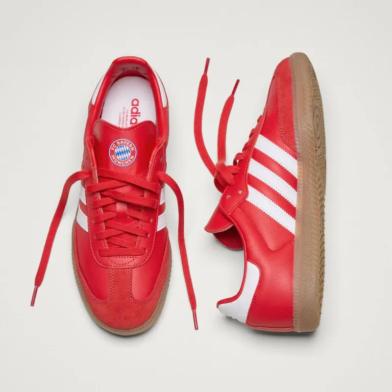 Adidas Samba FC Bayern München Red / Cloud White / Red (JQ4039)