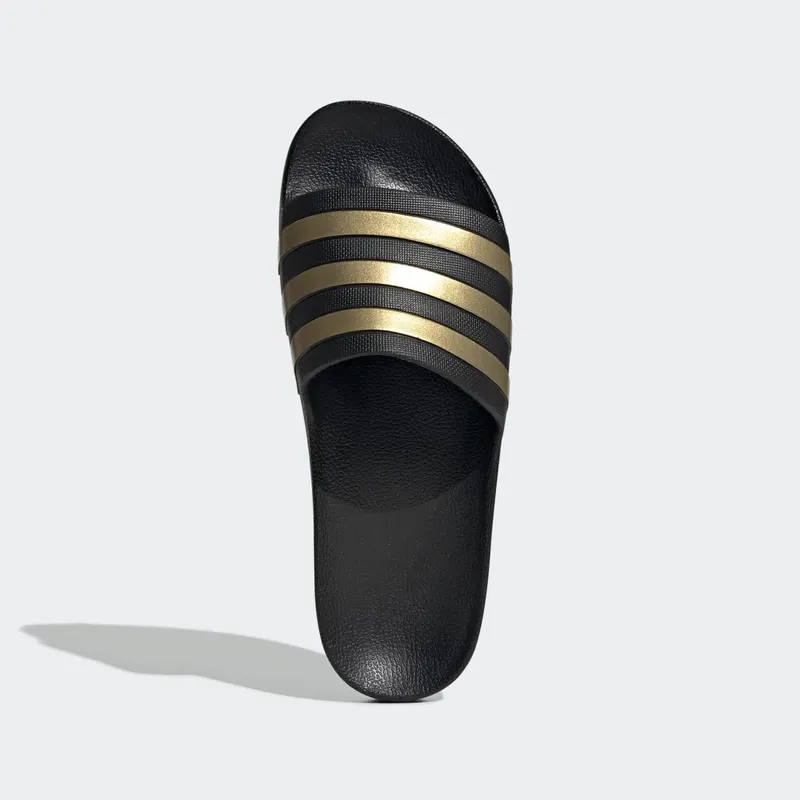 Adidas Adilette Aqua Slides Core Black / Gold Metallic / Core Black (EG1758)