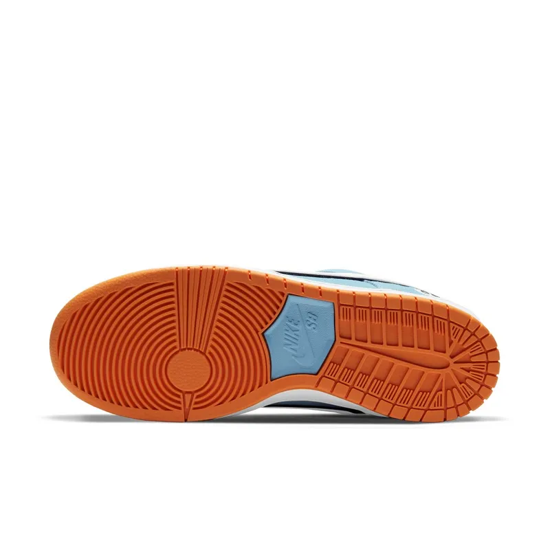 Nike SB Dunk Low Club 58 Gulf Blue Chill/Safety Orange-Black-White (BQ6817-401)