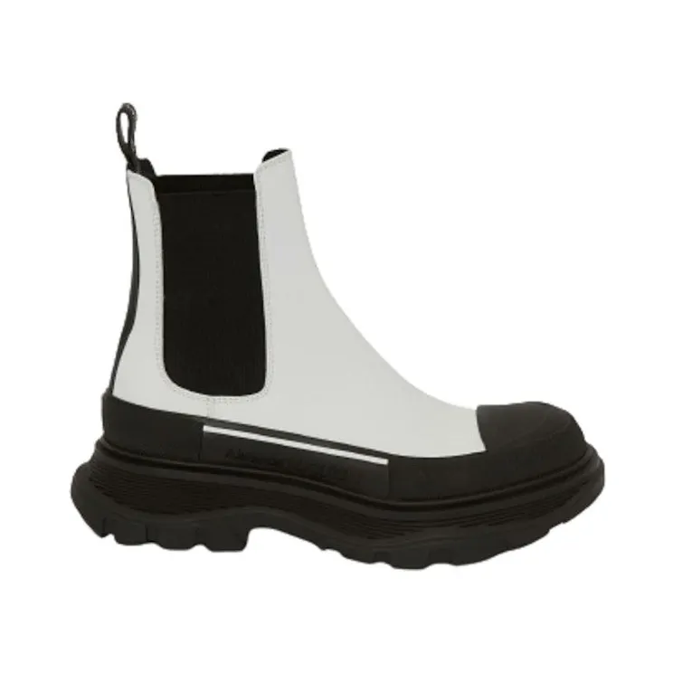 Alexander McQueen Tread Slick Boot White Black (635714WHZ649403)
