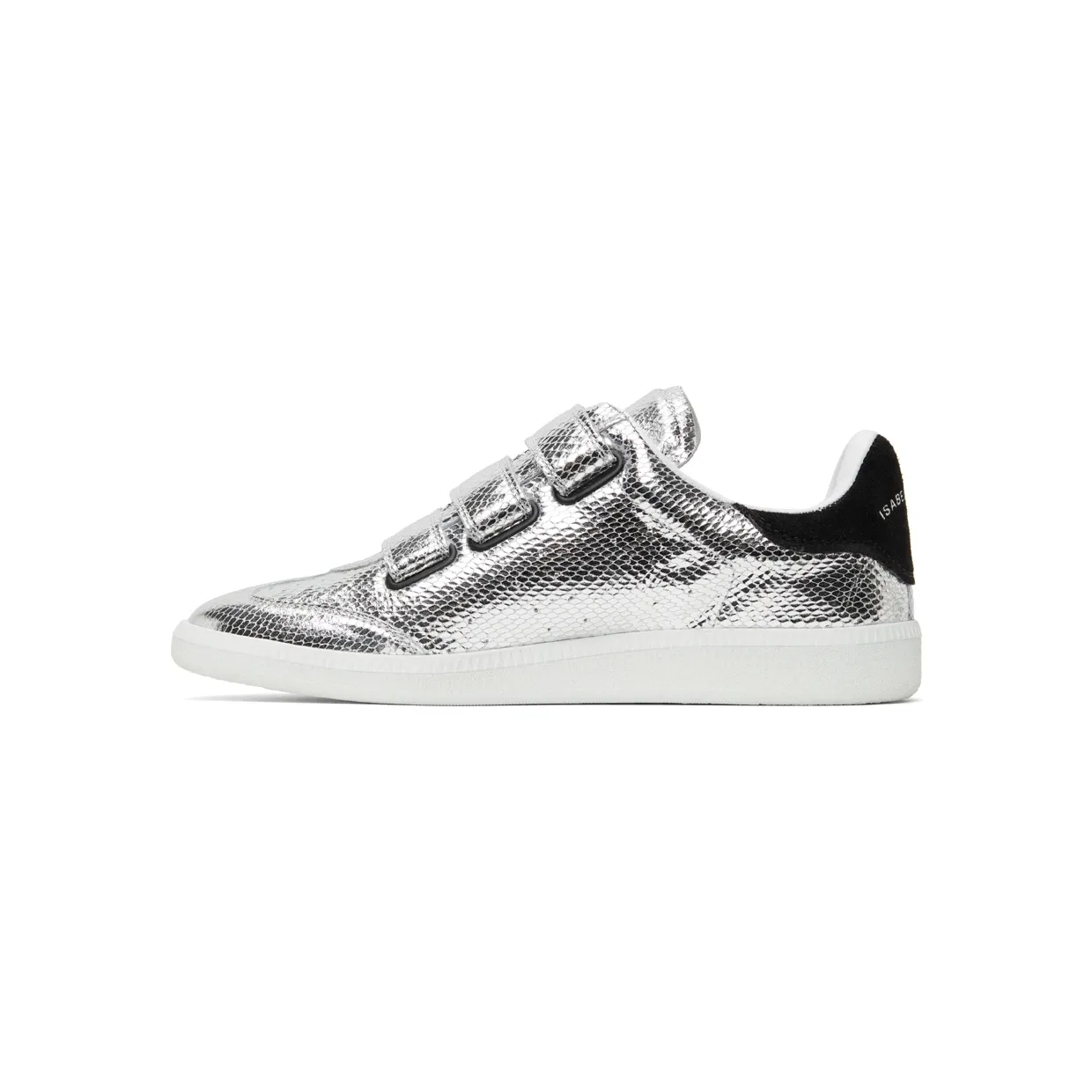 Isabel Marant Silver Goatskin Beth Sneakers (21HBK0031-21H021S) (3)
