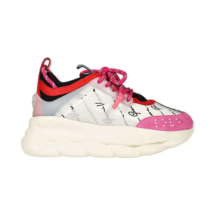 Versace Chain Reaction White Fuschia (DSR705G DT19 DWNF)