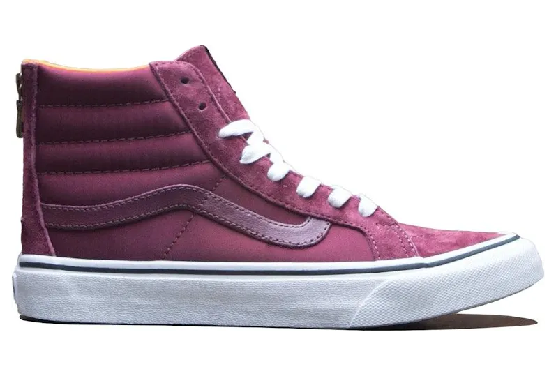 Vans SK8-Hi Slim Zip Boom Burgundy (VN08GROC7)