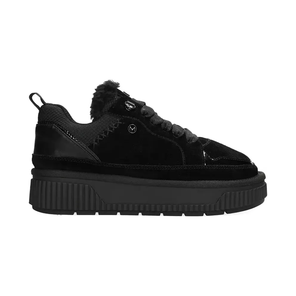MEXX with plateauzool and imitatiebont – Black (MI002006653W)