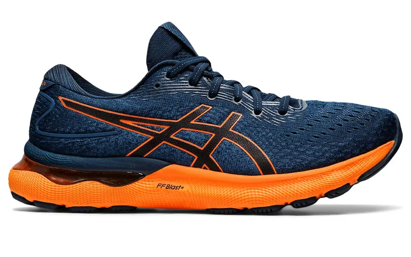 ASICS Gel-Nimbus 24 French Blue Shocking Orange (1011B359-402)