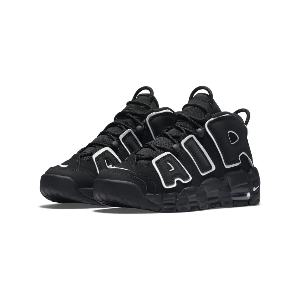Nike Air More Uptempo Black White 2016 (GS) Black/White (415082-002)
