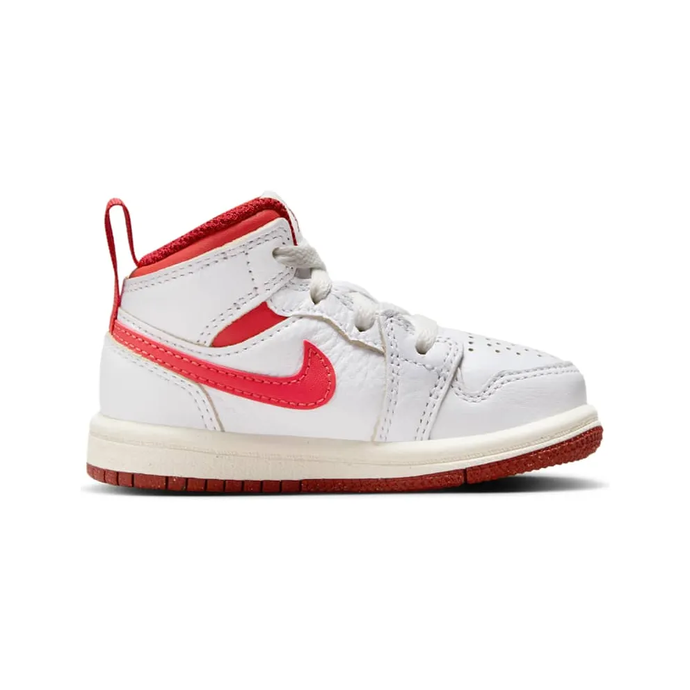 Air Jordan 1 Mid SE TD “White Dune Red” (FJ3466-160)