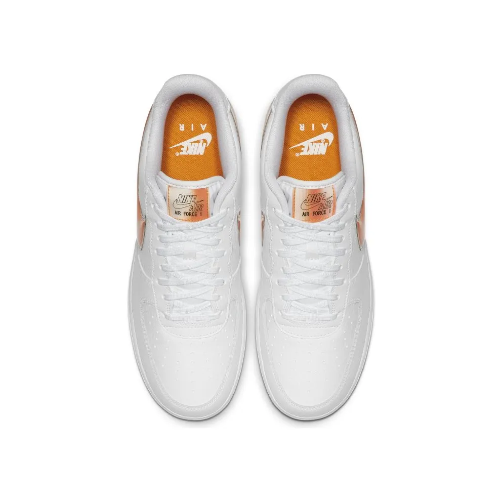 Nike Air Force 1 Low Oversized Swoosh White Orange Peel White/Orange Peel (AO2441-102)
