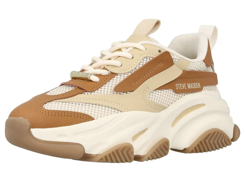 Steve Madden sneaker Crème / Camel / Sand (SM11004652-04005-CSW)