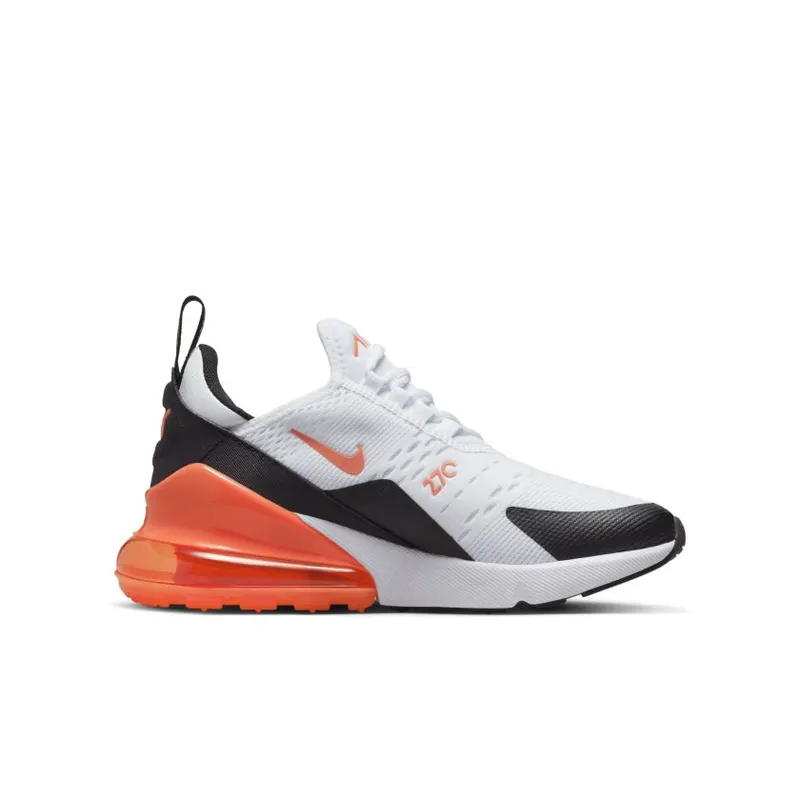 Nike Air Max 270 White Turf Orange (GS) (943345-107)