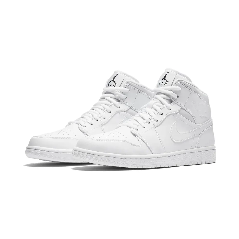 Jordan 1 Retro Mid White (2017) White/Black-White (554724-110)