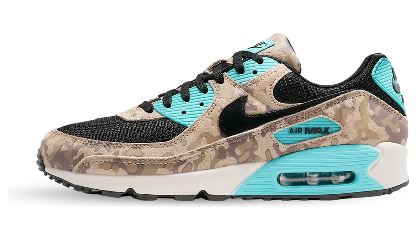 Nike Air Max 90 Premium Black University Gold Camo (IF1721-100)