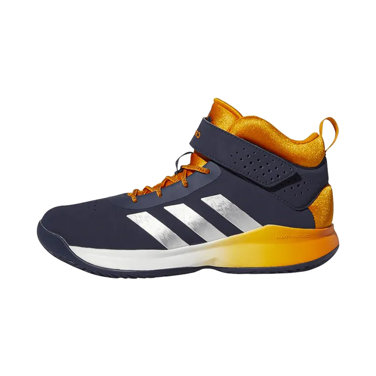 Adidas Cross Em Up GS “Wide – Shadow Navy / Silver Metallic / Bright Orange” (GY2878)