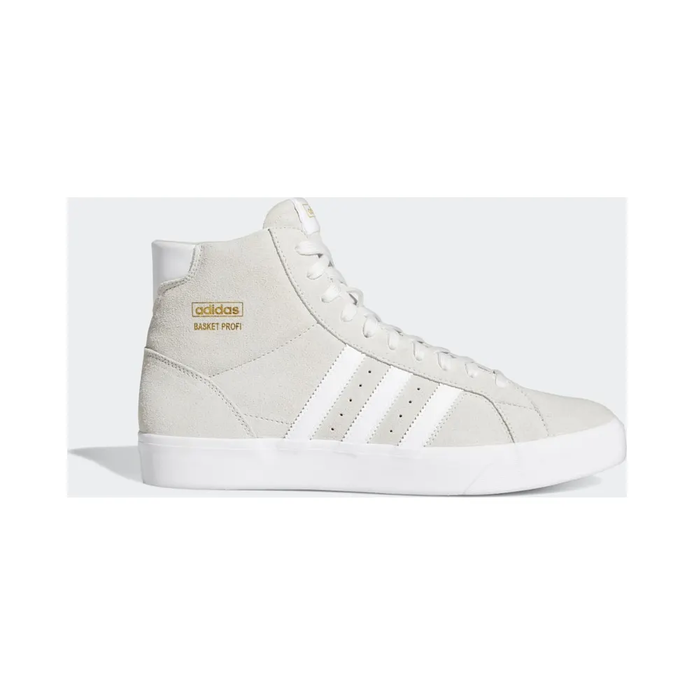 adidas Basket Profi Schuh Crystal White / Cloud White / Gold Metallic (FY7724)