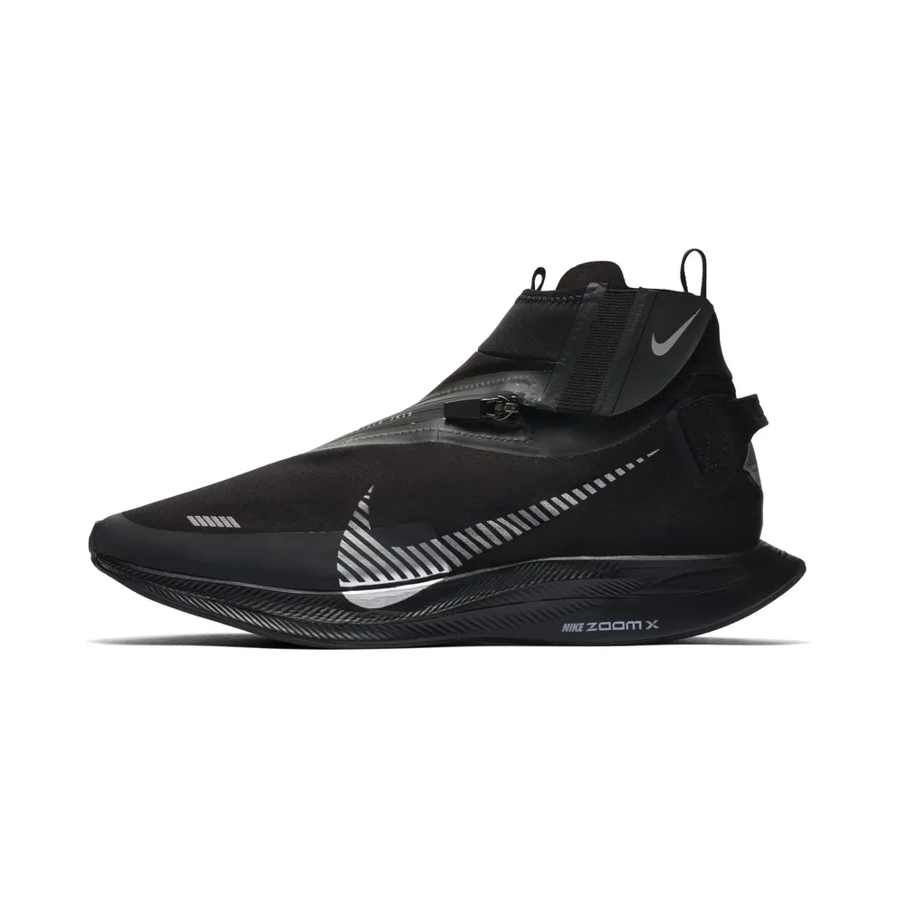 Nike Zoom Pegasus Turbo Shield Black/Black Black/Black-Metallic Silver (BQ1896-001)