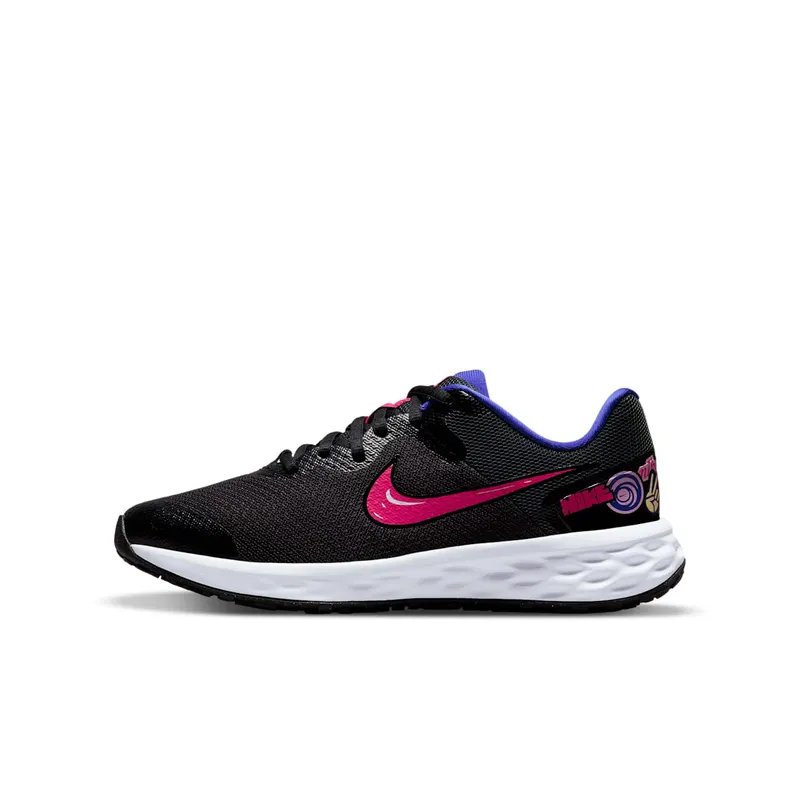 Nike Revolution 6 SE Older Kids’ Road Running Black 50% Sustainable Materials (DD1104-013)