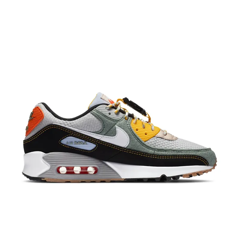 Nike Air Max 90 Buckle Spiral Sage Spiral Sage/Black-University Gold-White (DC2525-300)