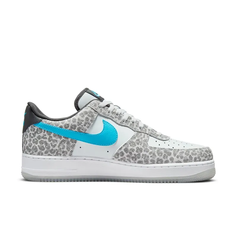 Nike Air Force 1 07 Low ‘Leopard’ Blue (2021) (DJ6192-001)