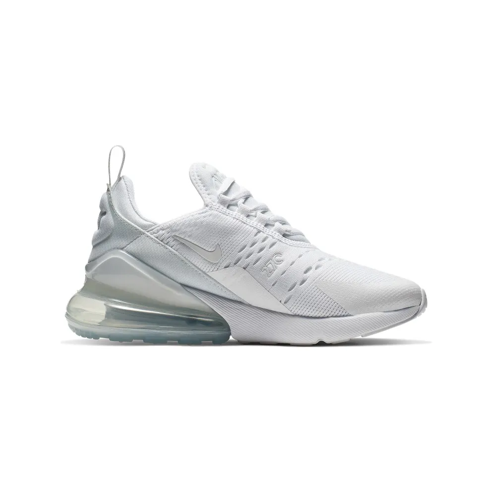 Nike Air Max 270 White Metallic Silver (GS) White/Metallic Silver/White (943345-103)