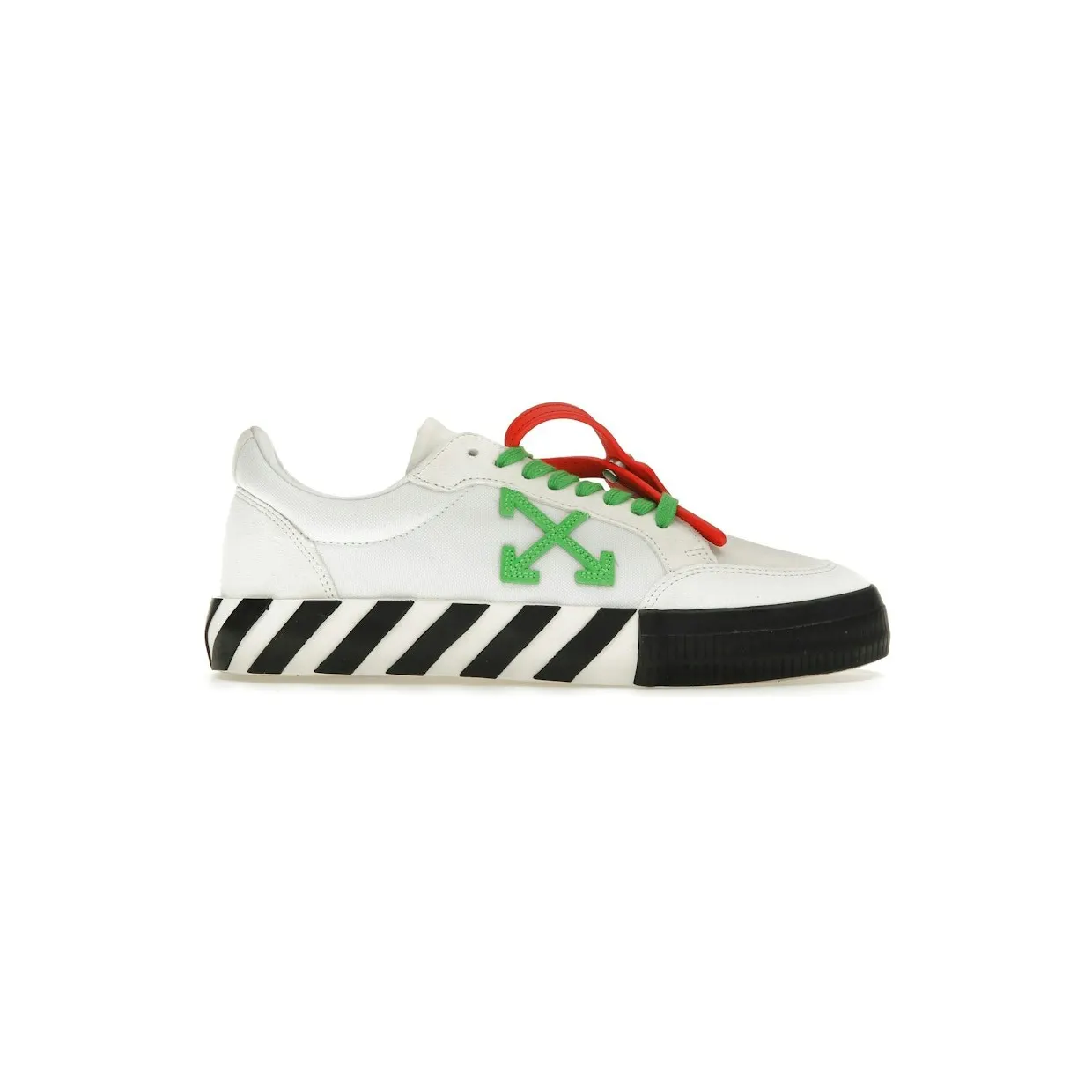 OFF-WHITE Vulc Low White Lime Green (OMIA085S23LEA0050155)