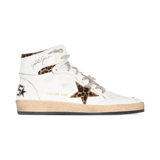 Golden Goose Sky-Star High-Top-Sneakers “White” (GWF00230F002193)