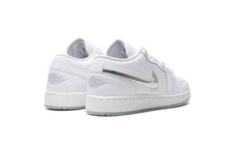Air Jordan 1 Low GS “Glitter Swoosh” (FQ9112-100)
