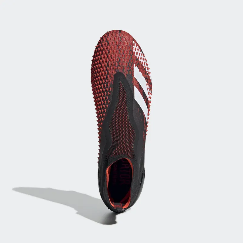 adidas Predator Mutator 20+ FG Black White Red Core Black/Cloud White/Active Red (EF1565)