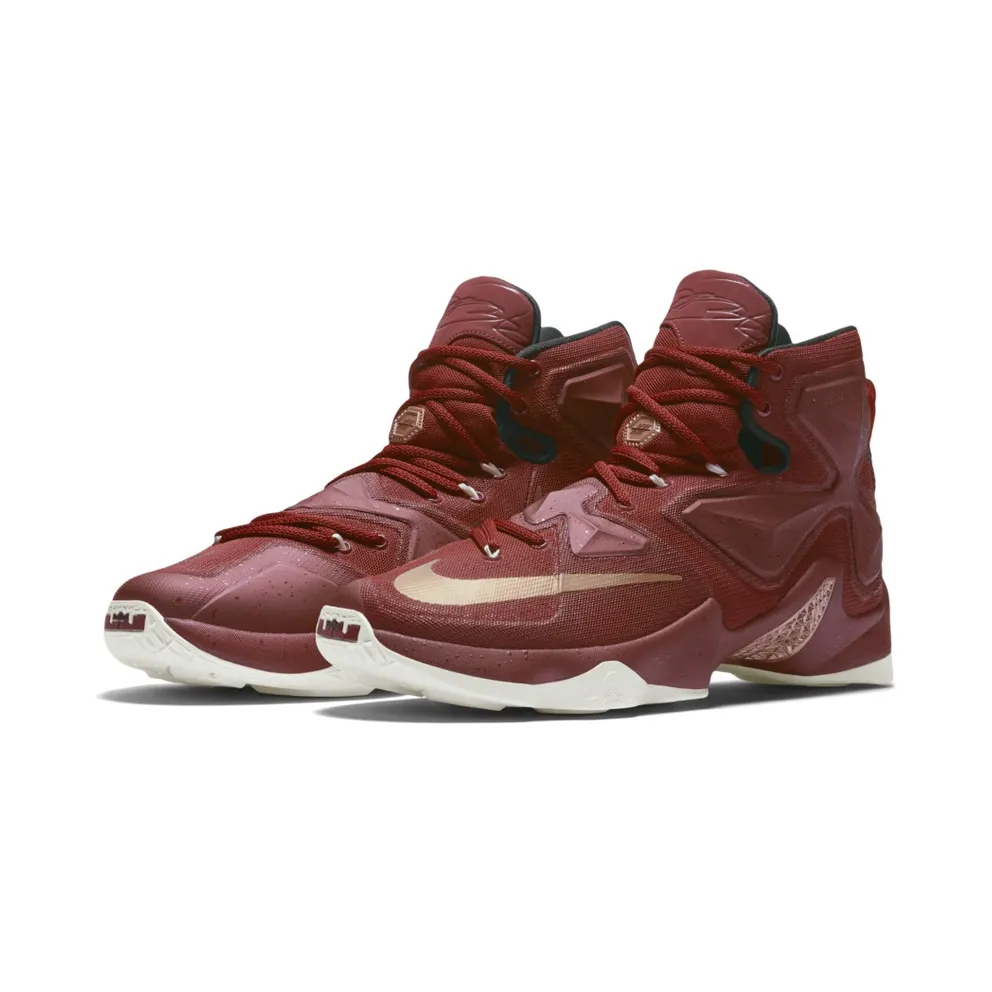 Nike LeBron 13 Bronze Team Red/Metallic Red Bronze-Black (807219-690)