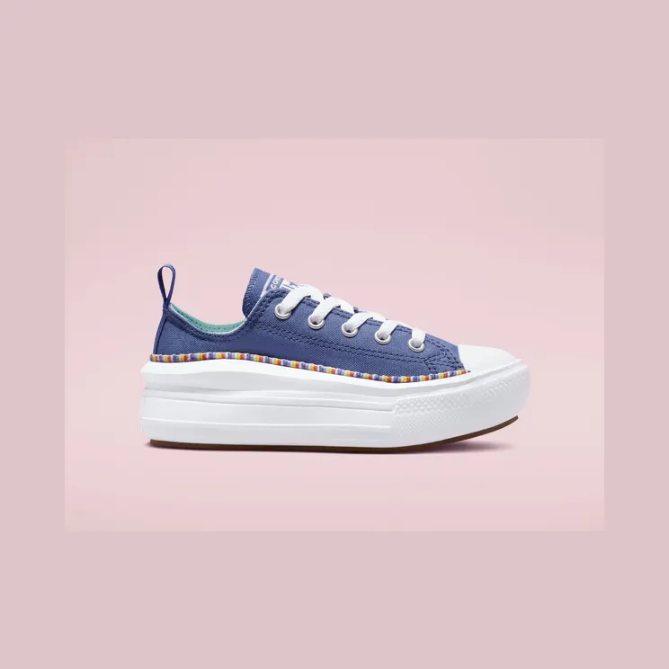 Converse Chuck Taylor All Star Move Platform Friendship Bracelet Washed Indigo/light Dew/wit (372784C)