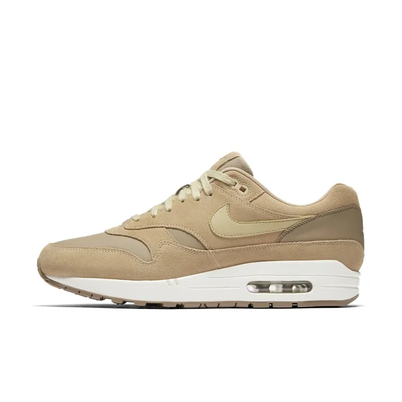 Nike Air Max 1 Premium Leather PRM Khaki/Team Gold-Mushroom-Sail (AH9902-201)