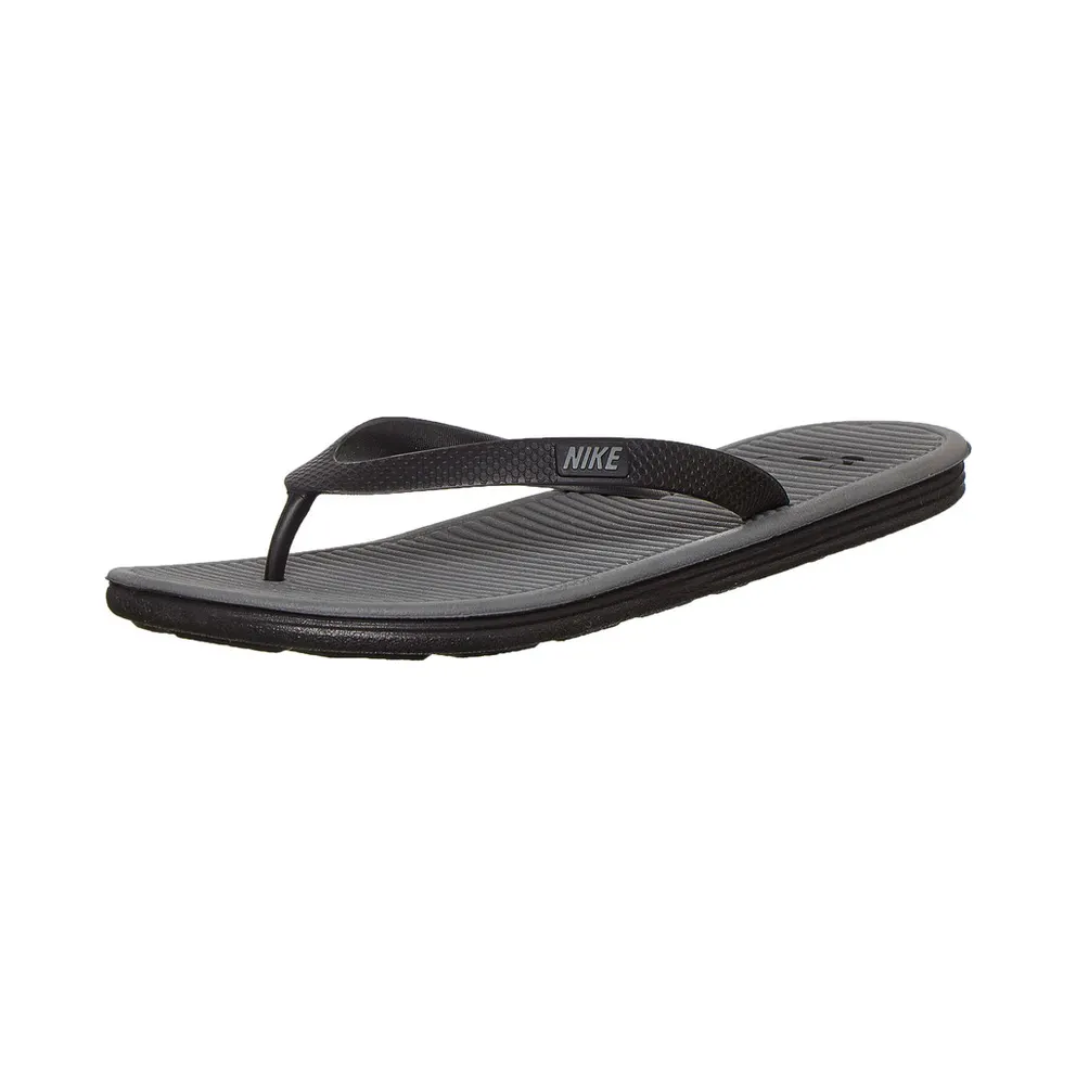 Nike Solarsoft Thong II “Black / Cool Grey” (488160-090)