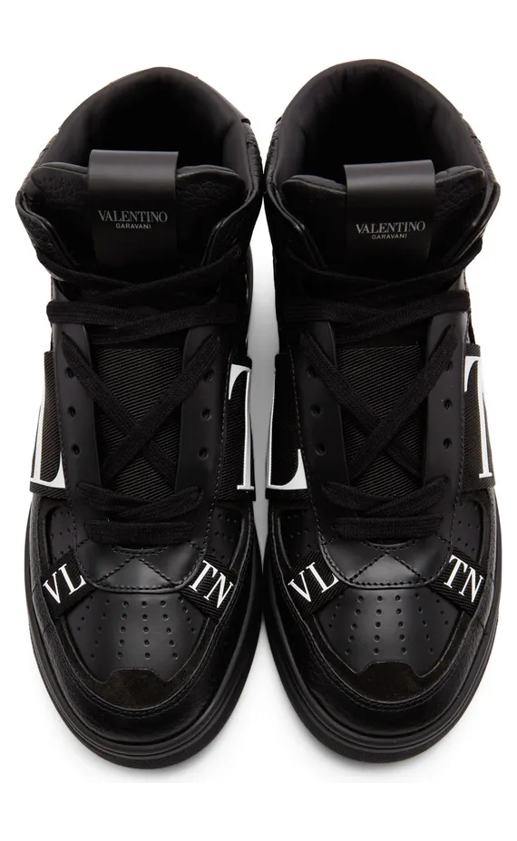Valentino Garavani Black VL7N Mid-Top Sneakers (XY2S0E03WRQ) (5)