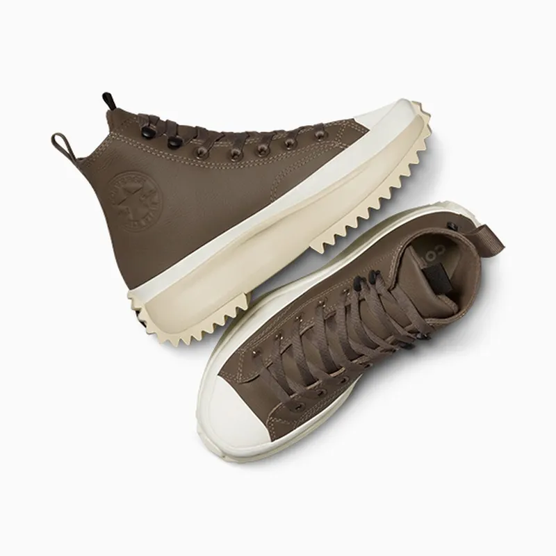 Converse Run Star Hike Platform Weatherized Leather Truffle/Black/Egret (A10049C)