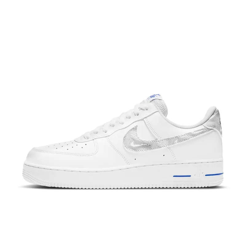 Nike Air Force 1 “White / Racer Blue / Black” (DH3941-101)