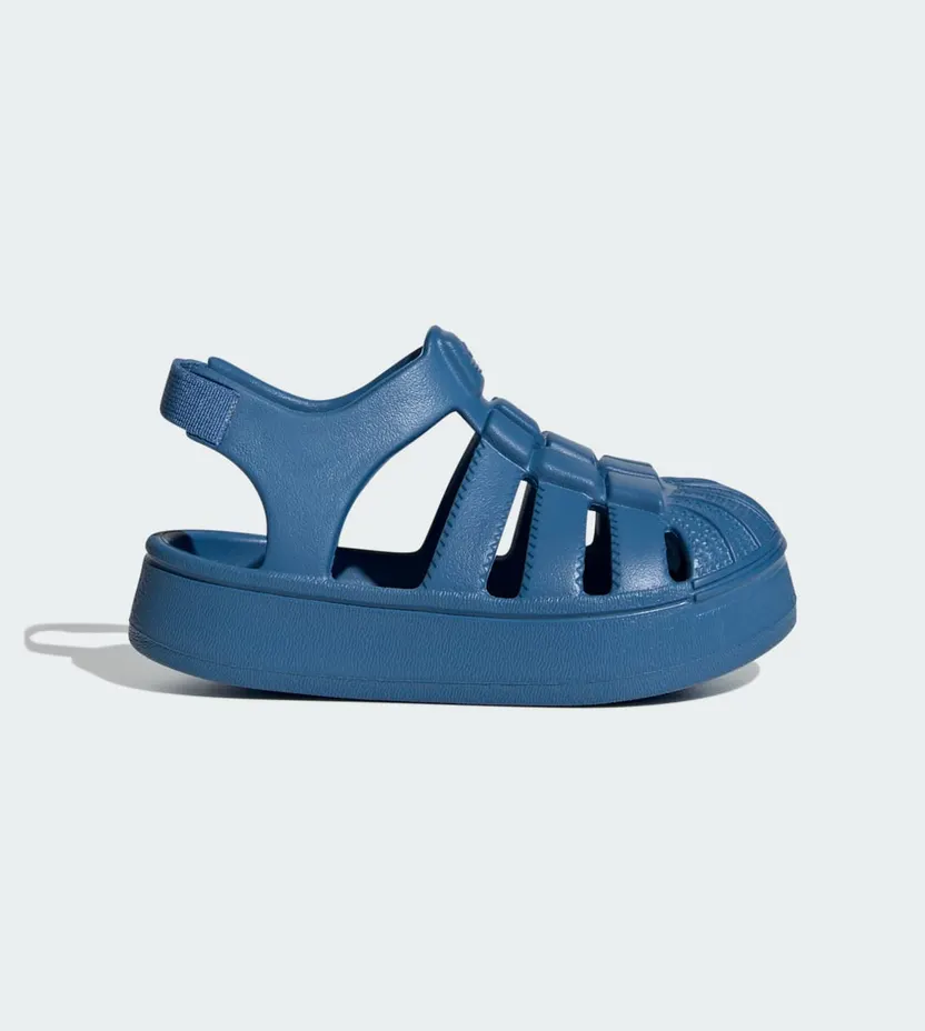 Adidas Superstar Sandalen Kids Focus Blue / Focus Blue / Focus Blue (JI2806)