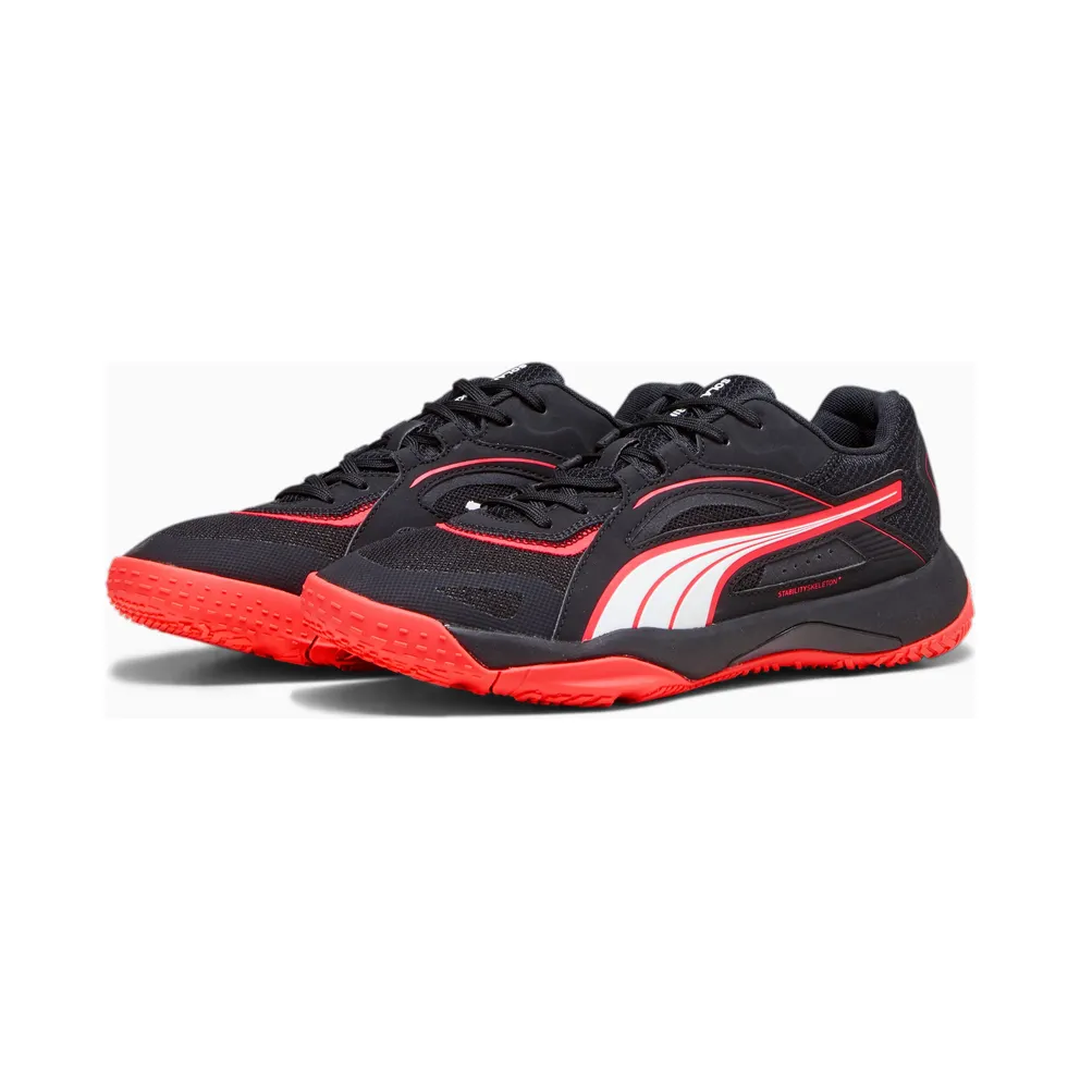 Puma Solarstrike II indoorsportschoenen White/Pink/Black (106881-05)