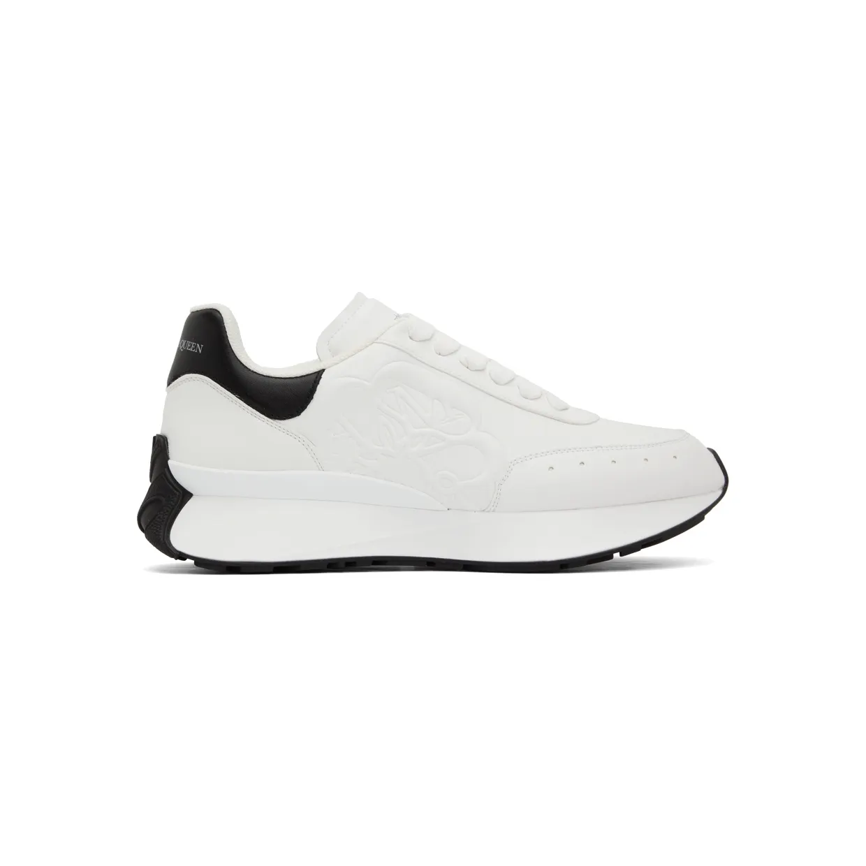 Alexander McQueen White Sprint Runner Sneakers (688548WIC93)