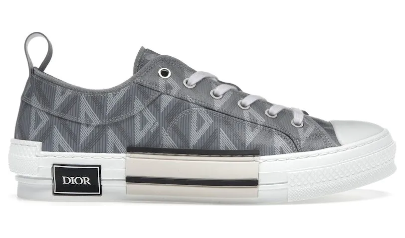 Dior B23 Low Top Gray CD Diamond (3SN249ZPP_H868)