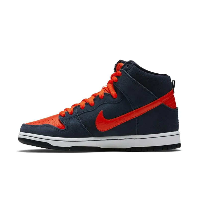 Nike Dunk SB High Syracuse Obsidian/Team Orange-White (305050-481)