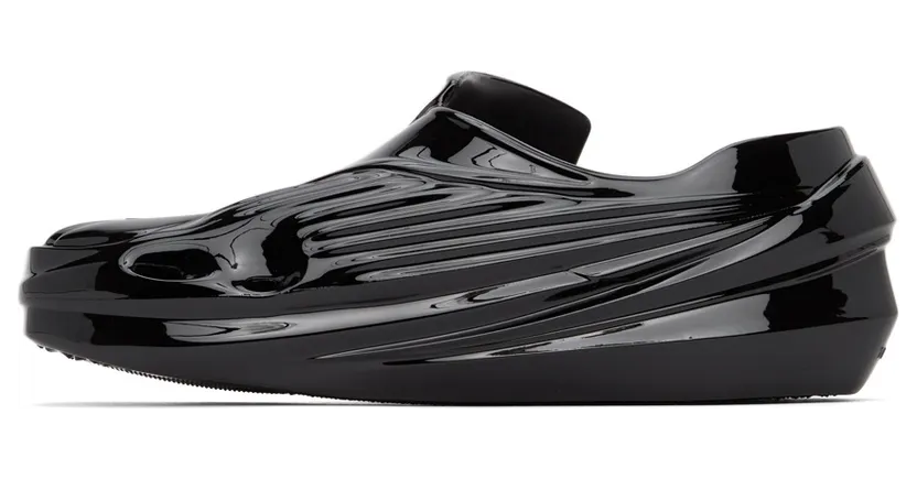 1017 ALYX 9SM Black Shiny Mono Slip-On Sneakers (AAUSN0025OT02.F21) (3)
